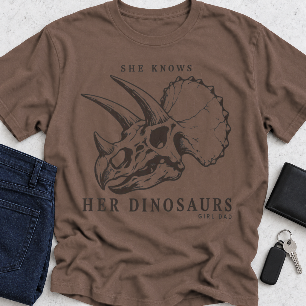 She Knows Her Dinosaurs T-Shirt