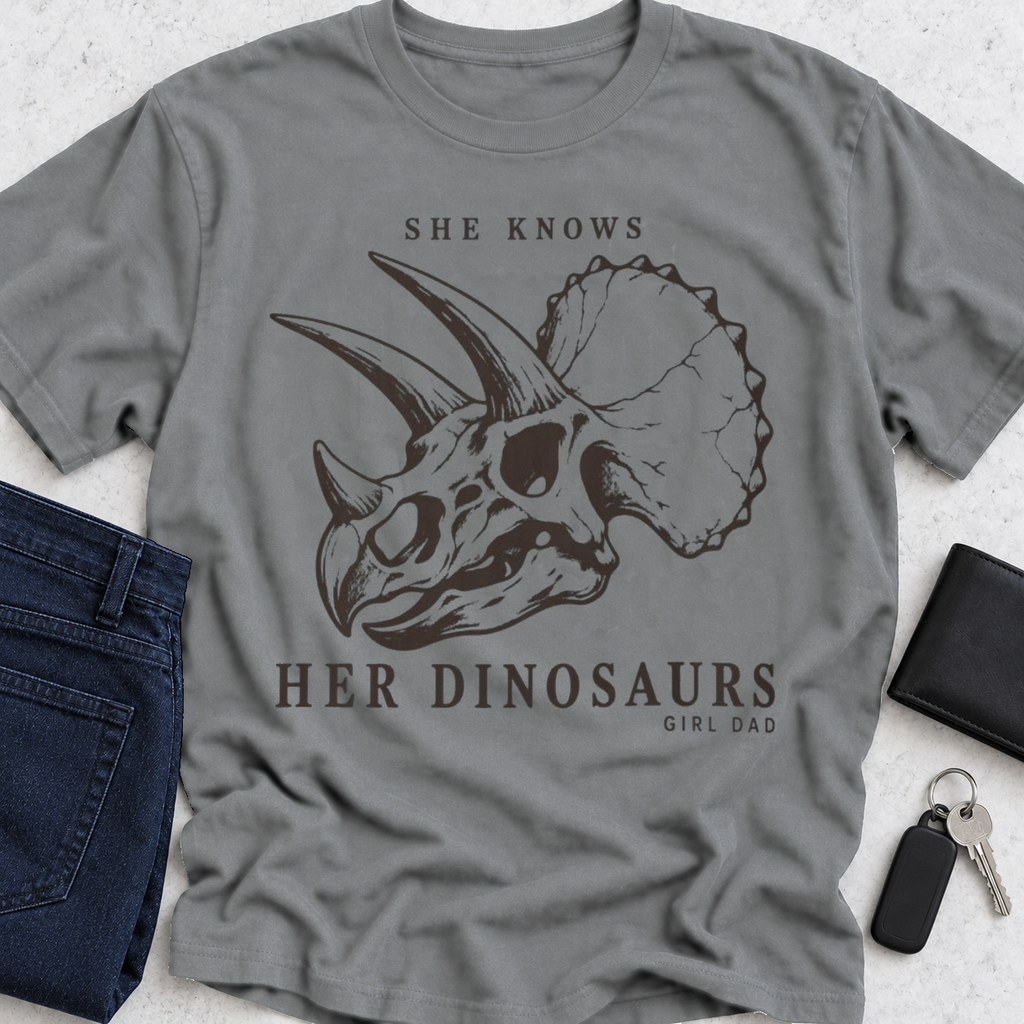 She Knows Her Dinosaurs T-Shirt