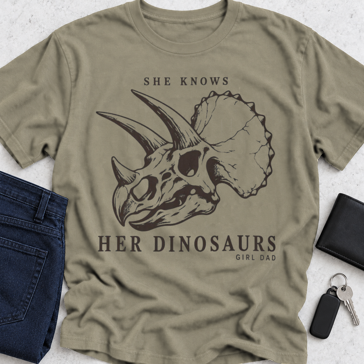 She Knows Her Dinosaurs T-Shirt