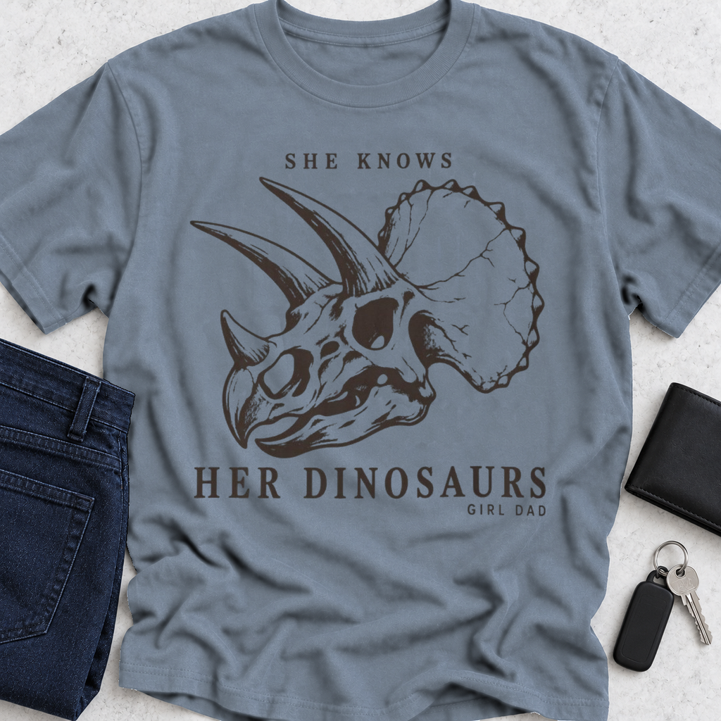 She Knows Her Dinosaurs T-Shirt