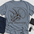 She Knows Her Dinosaurs T-Shirt