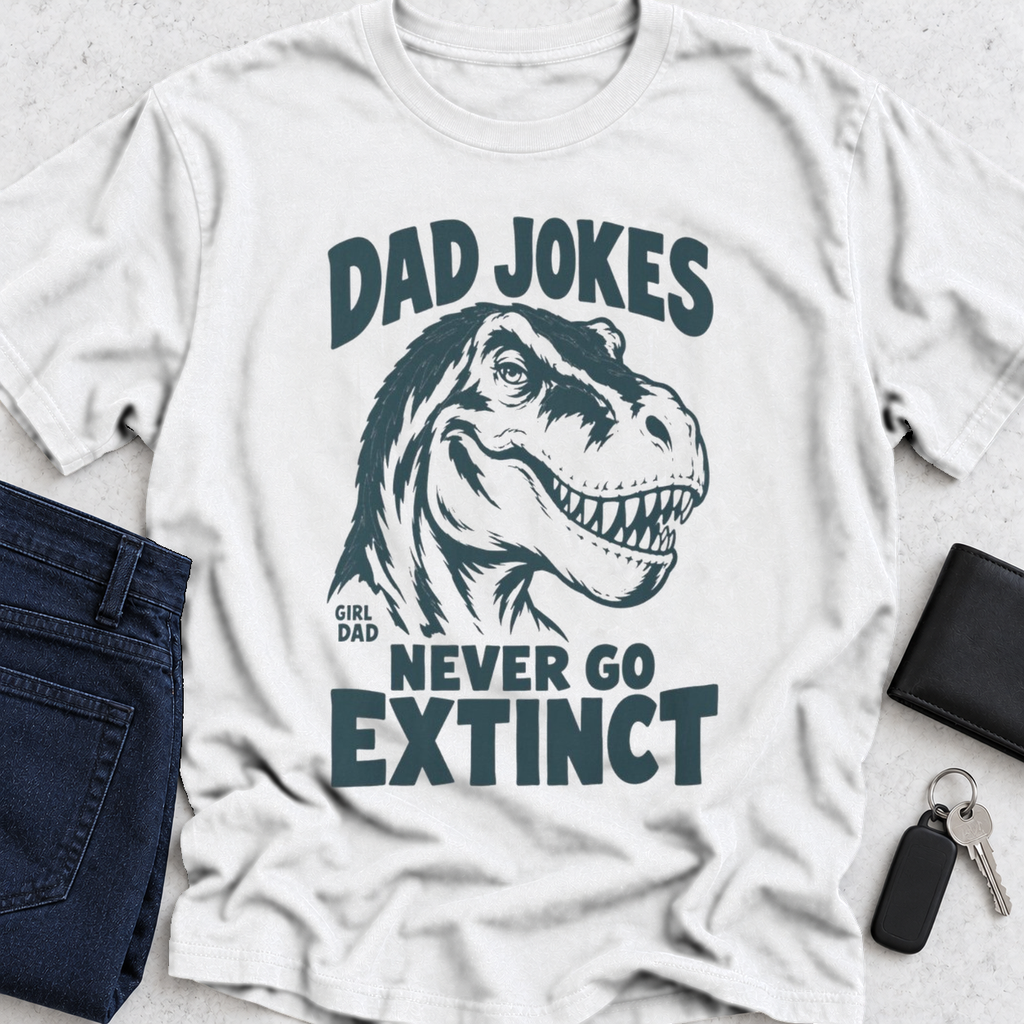 Dad Jokes Never Go Extinct T-Shirt