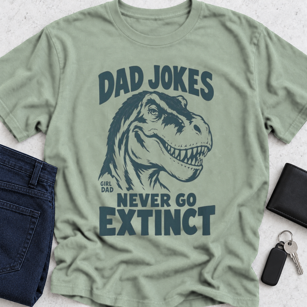 Dad Jokes Never Go Extinct T-Shirt