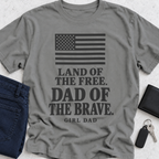 Land of the free Dad of the brave T-Shirt
