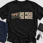 She Picks The Music T-Shirt