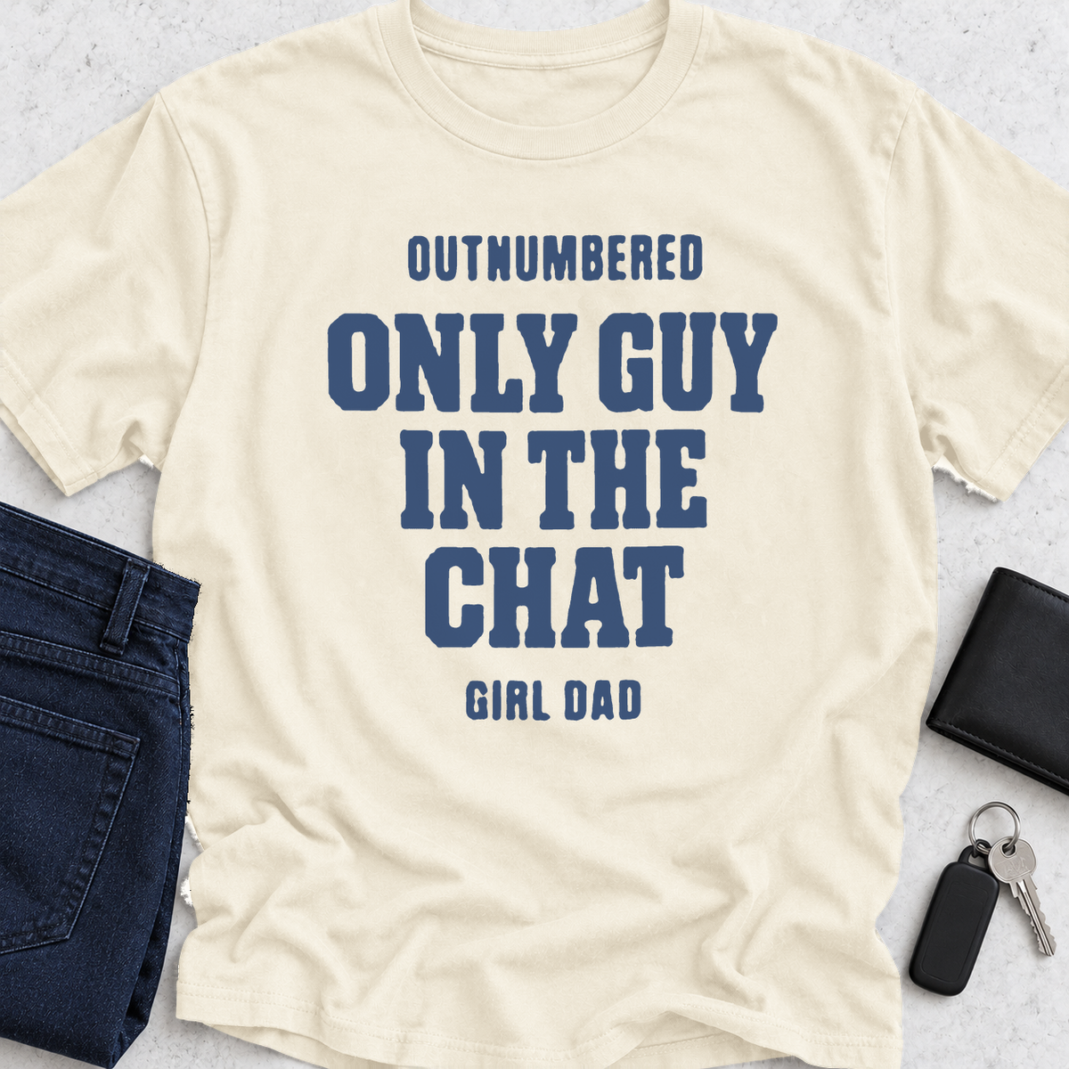 Outnumbered Only Guy In The Chat T-Shirt