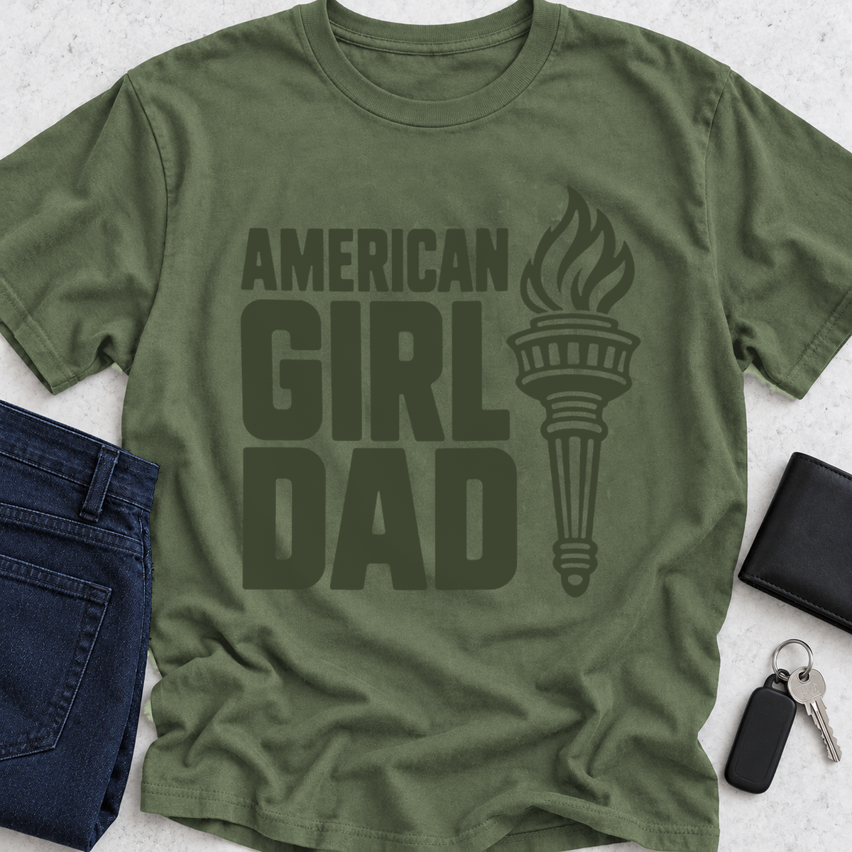 American Girl Dad T-Shirt