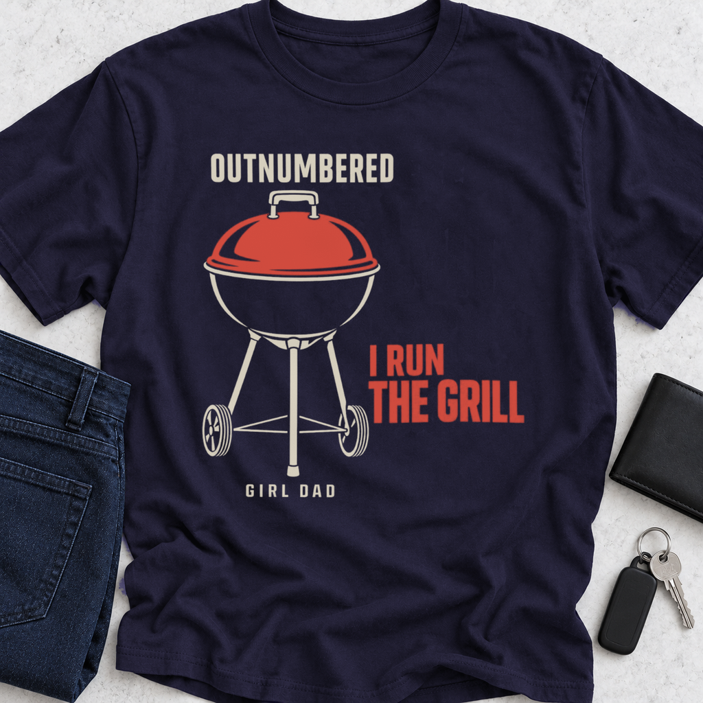 Outnumbered I Run The Grill T-Shirt