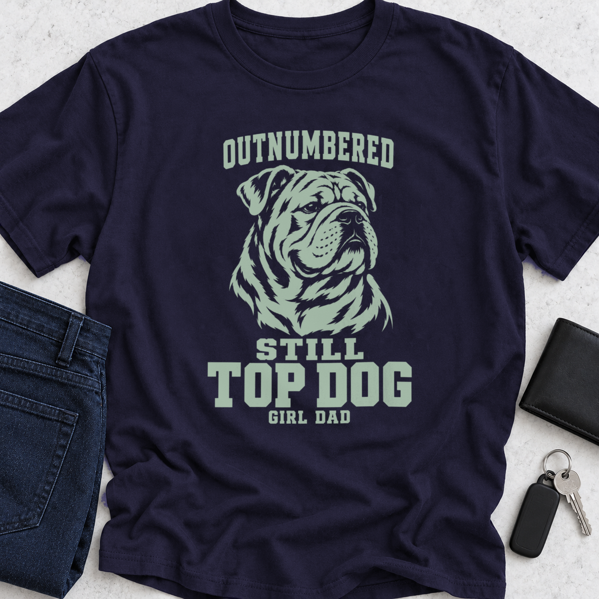 Outnumbered Still Top Dog T-Shirt