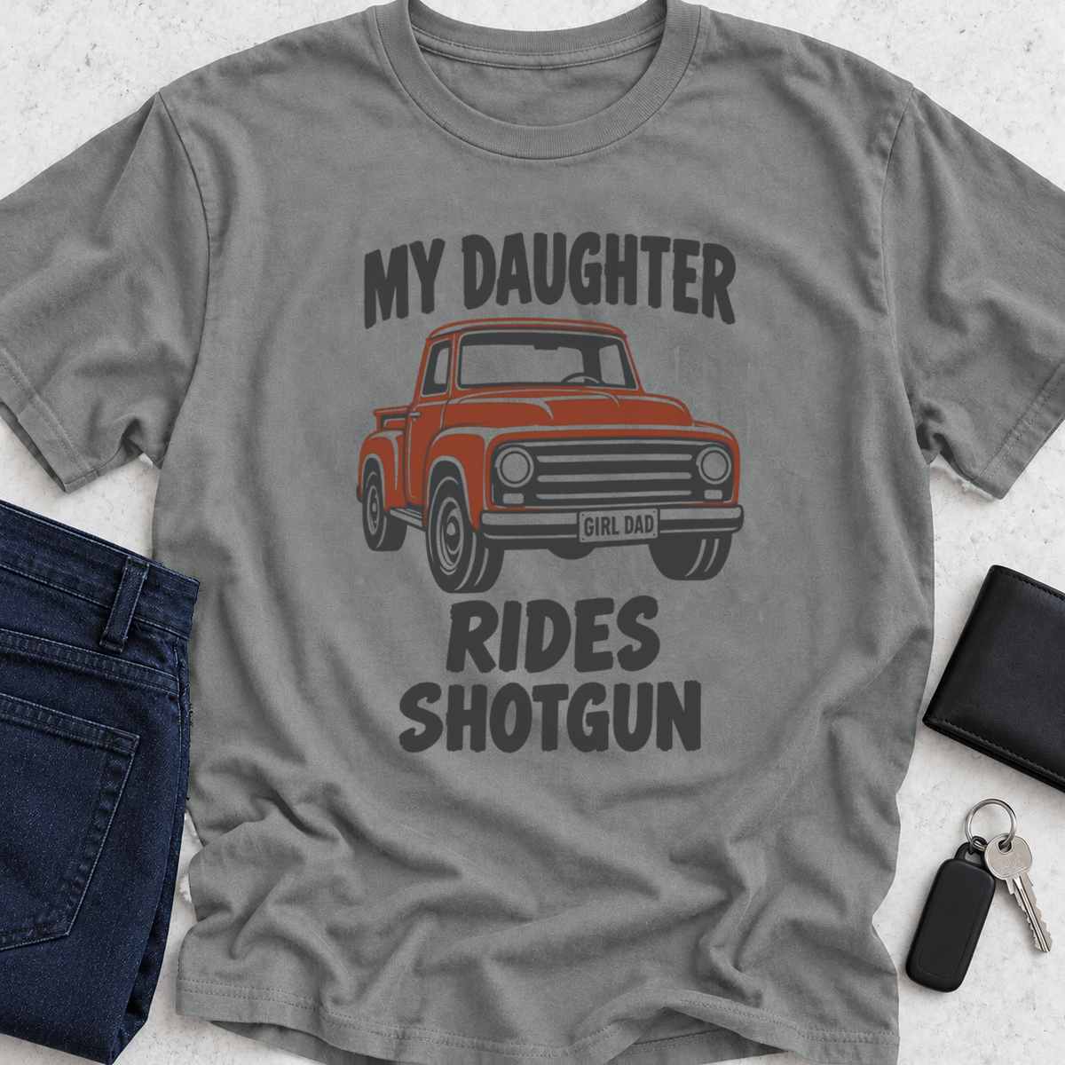 My Daughter Rides Shotgun T-Shirt