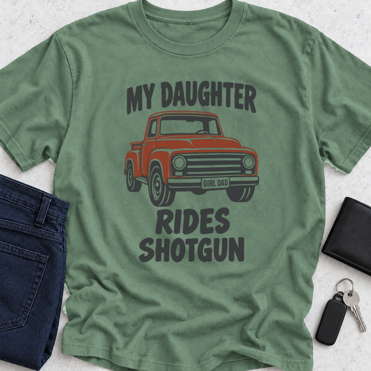 My Daughter Rides Shotgun T-Shirt