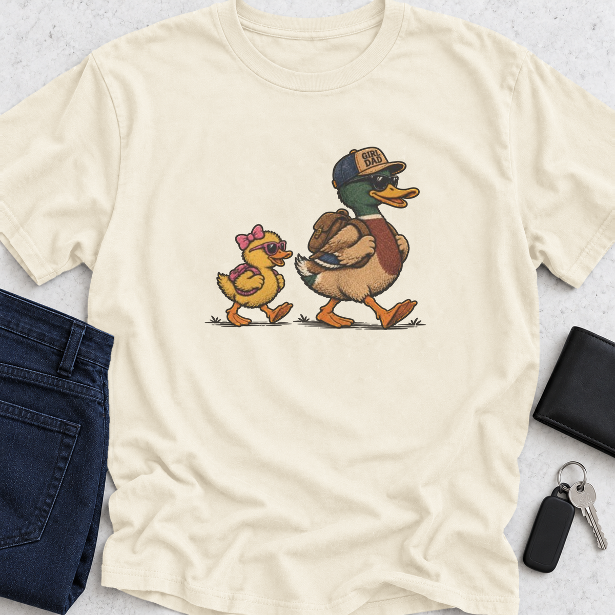 Father Daughter Duck T-Shirt