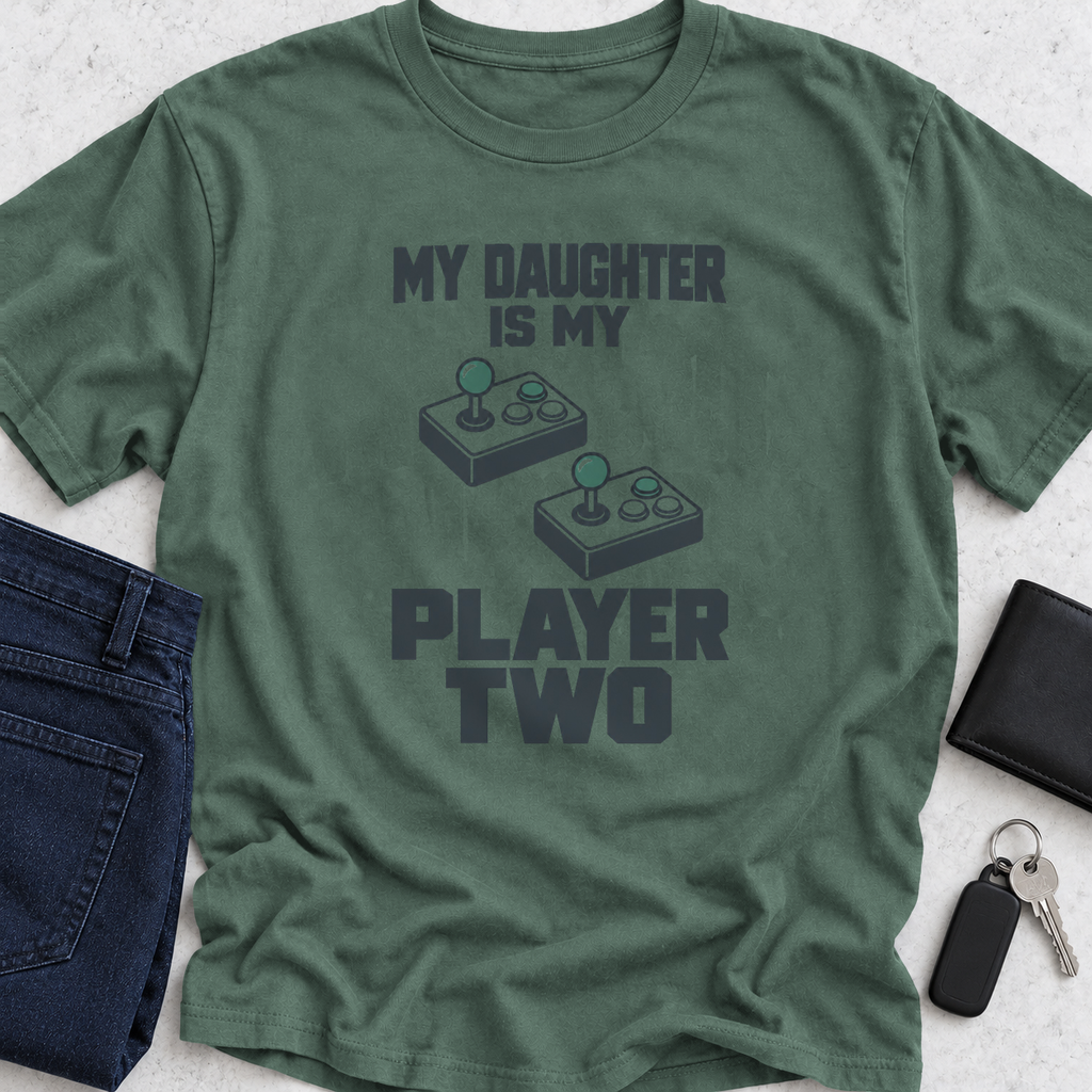 My Daughter Is Player Two T-Shirt