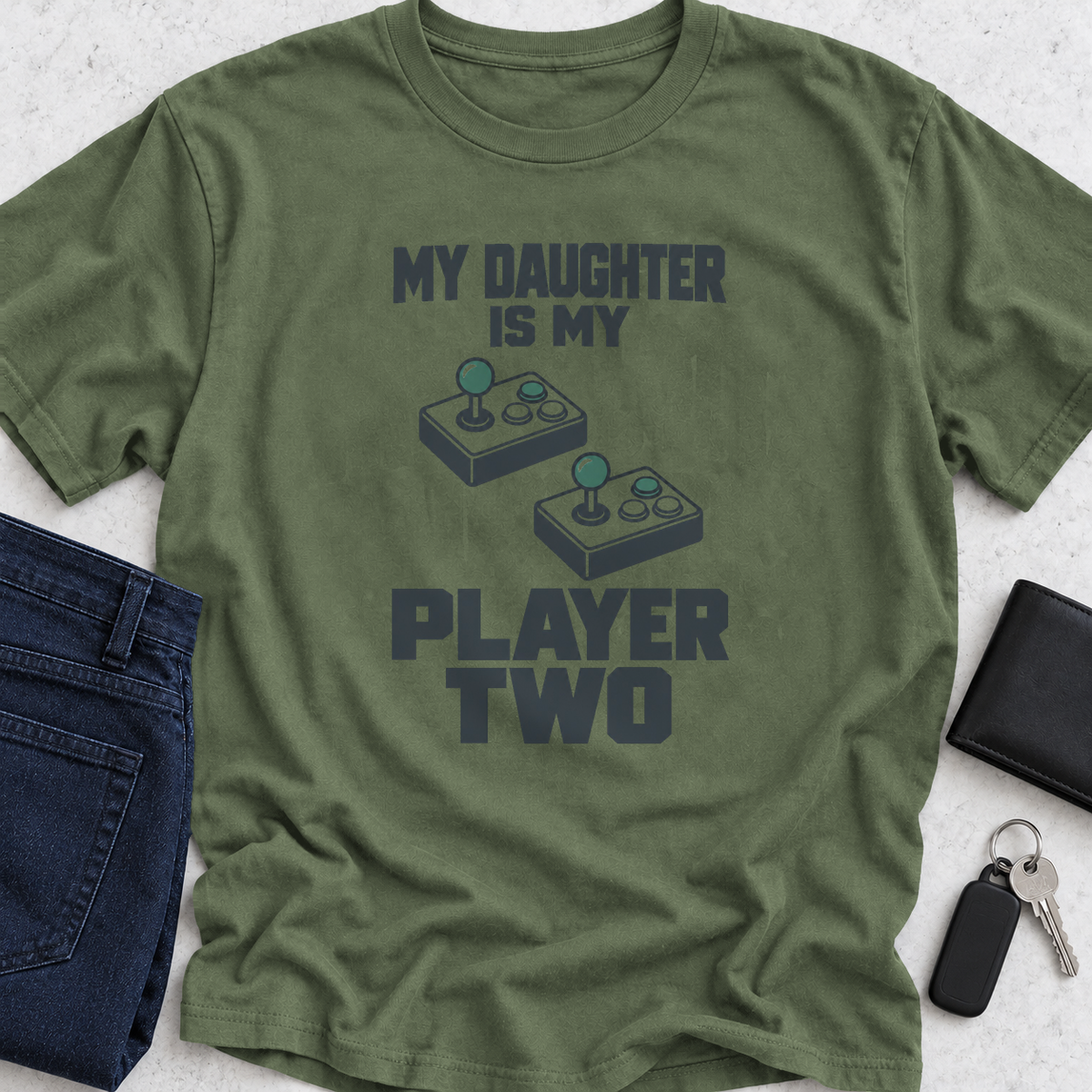 My Daughter Is Player Two T-Shirt