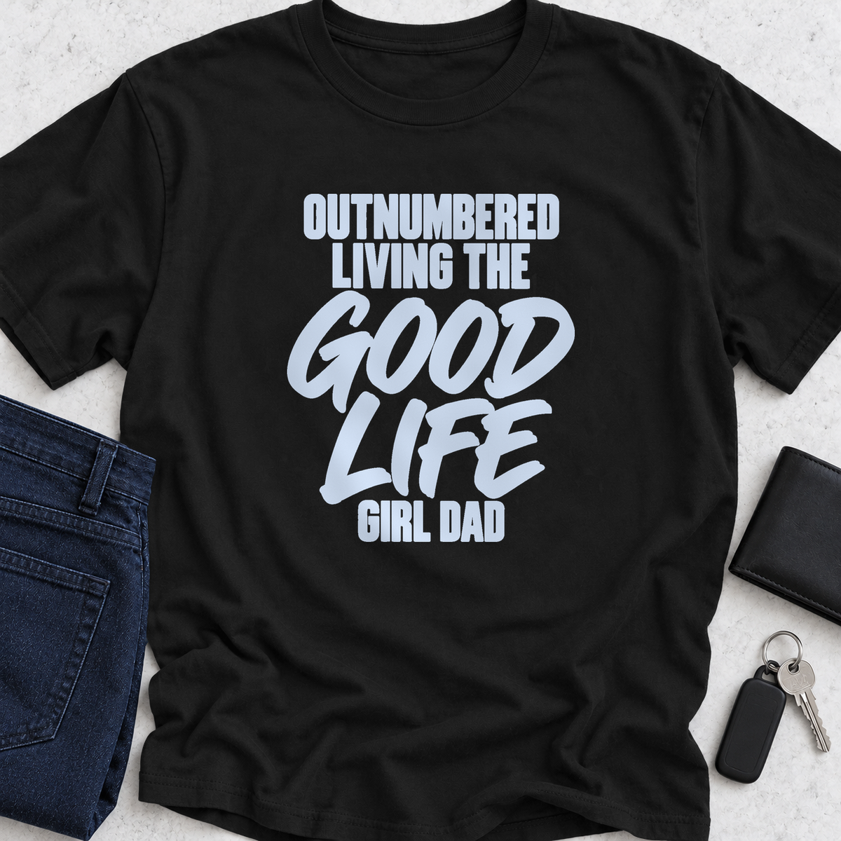 Outnumbered Living The Good Life T-Shirt
