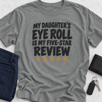 Eye Rolls = 5 Star Review T-Shirt