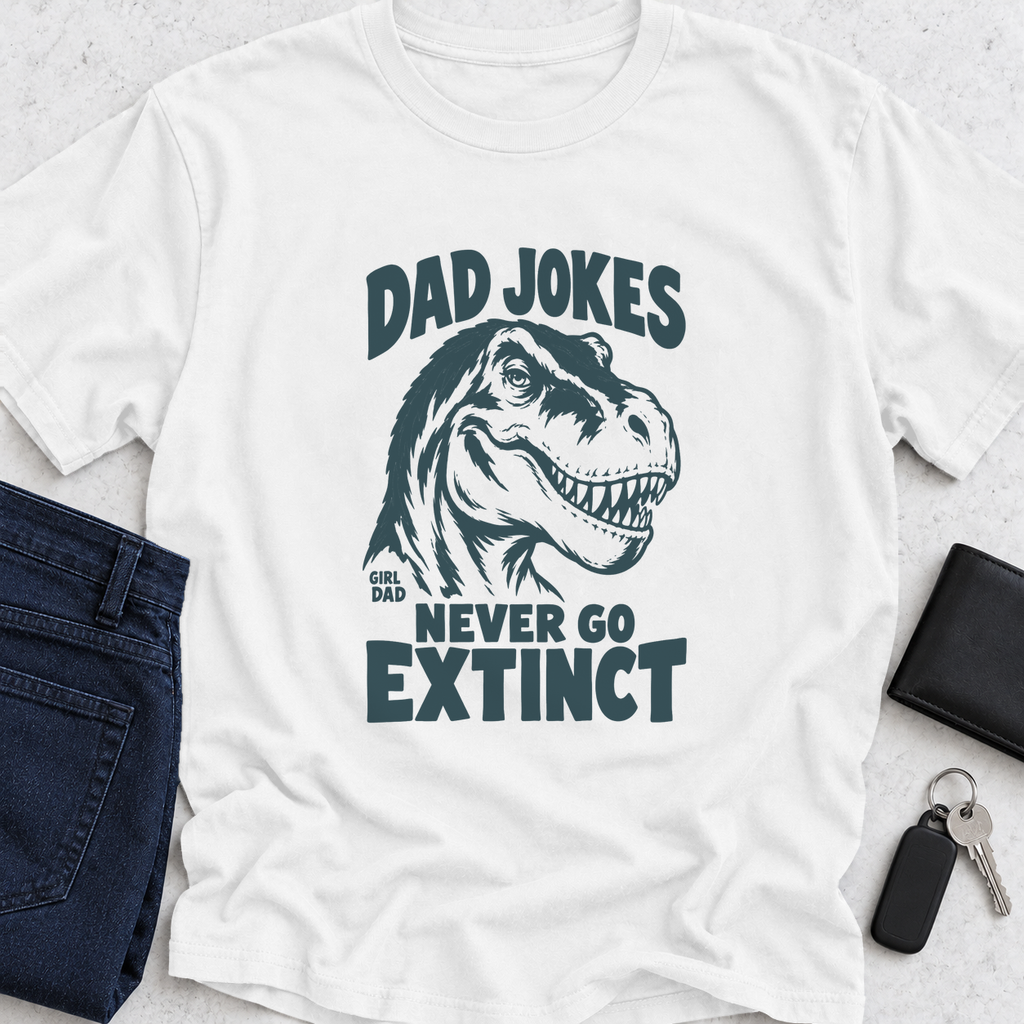Dad Jokes Never Go Extinct T-Shirt