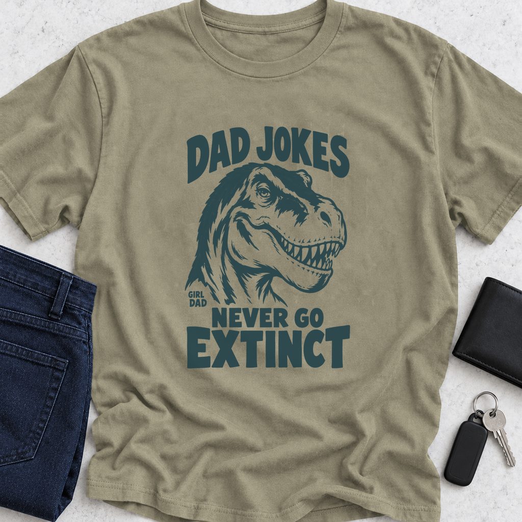 Dad Jokes Never Go Extinct T-Shirt