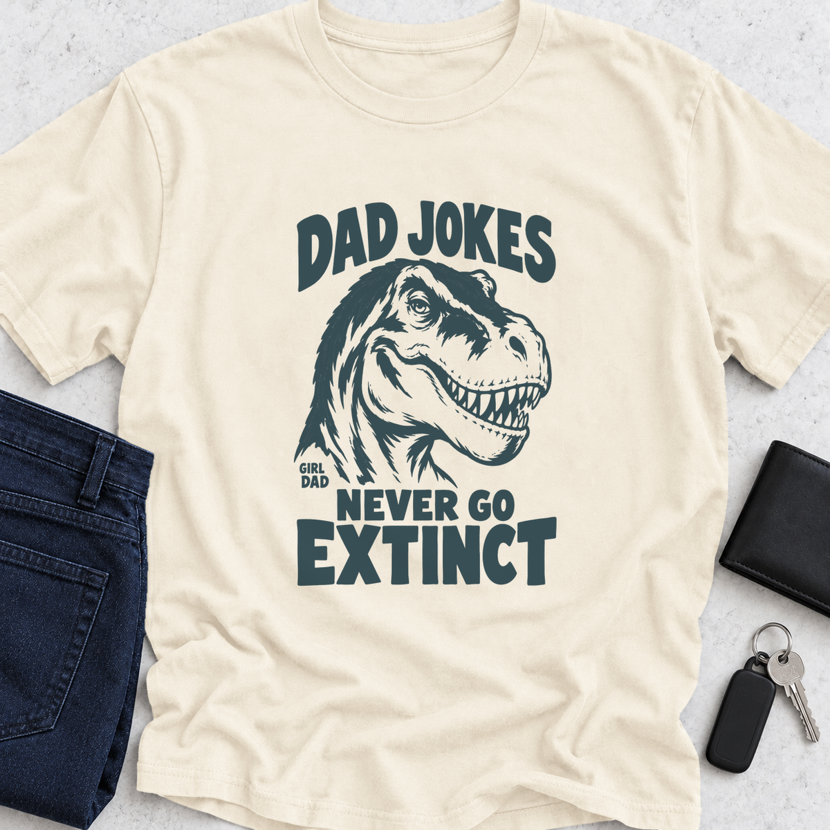 Dad Jokes Never Go Extinct T-Shirt